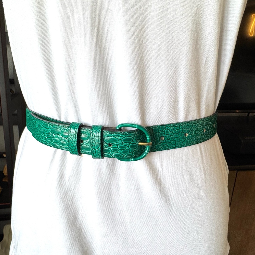 Green Reptile Belt